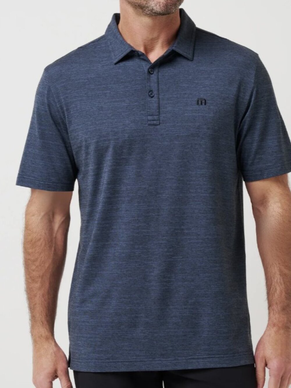 Travis Mathew Grey Versatile Performance The Heated Polo Shirt